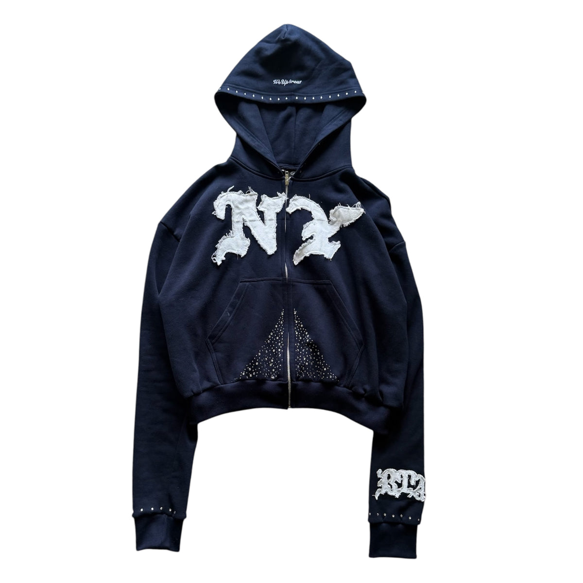NAVY BLUY NY ZIP-UP