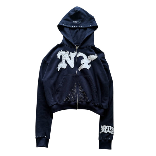 NAVY BLUY NY ZIP-UP